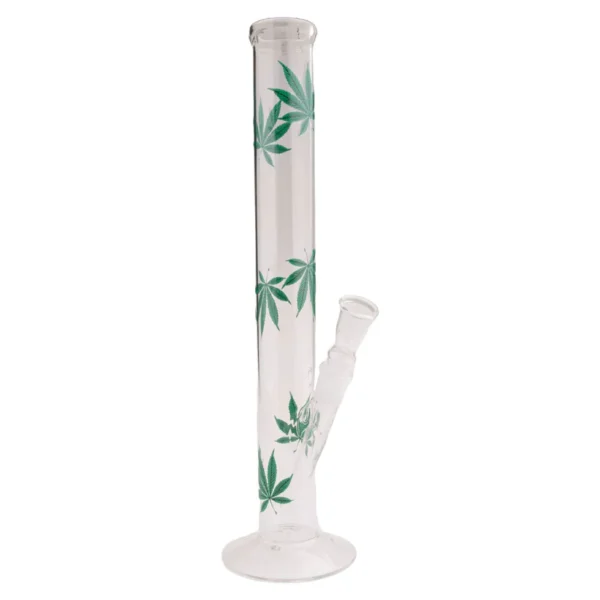 Cam Bong Düz Çoklu Yaprak Desenli – 40 cm
