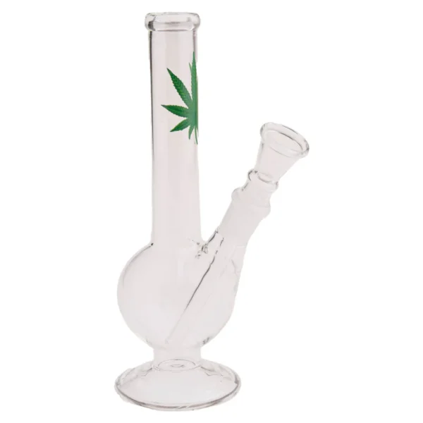 Leaf Ayaklı Küçük Cam Bong – 18 cm