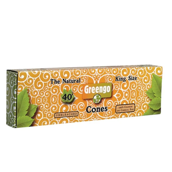 Greengo King Size Cones – 40’lı Paket (109 mm / 26 mm)