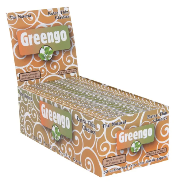 Greengo Unbleached Extra Thin Classics – 50’li Display Paket
