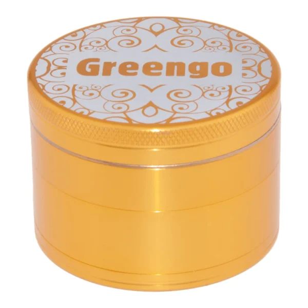 Greengo Grinder 4 Parça 63 mm – Altın Renk