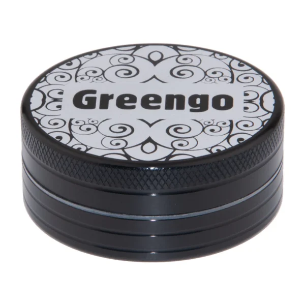 Greengo Grinder 2 Parça 50 mm – Siyah