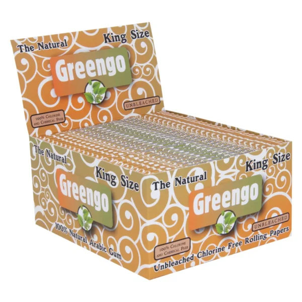 Greengo Unbleached King Size Regular – 50’li Paket