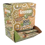 US Display Greengo Unbleached 1 1/4 Papers Towerbox – 100 Adet