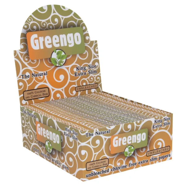 Greengo Unbleached King Size Extra Slim – 50’li Display Paket