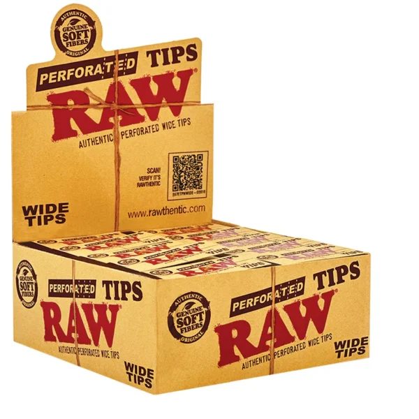 RAW Geniş Delikli Filtre Uçları – 50’li Display Paket