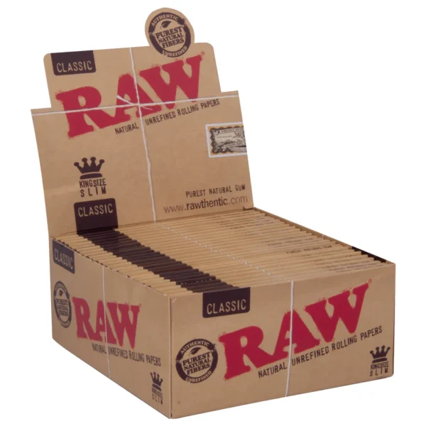 RAW Classic King Size Slim – 50’li Display Paket