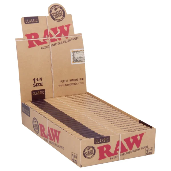 RAW Classic 1 ¼ Sigara Kağıdı – 24’lü Display Paket