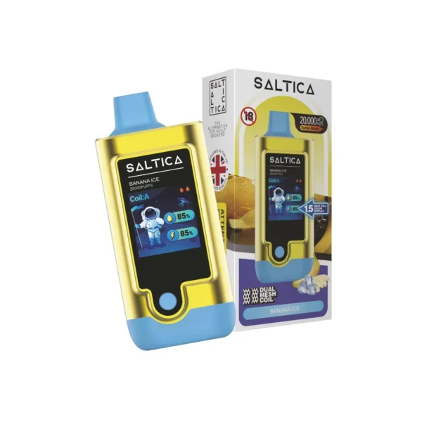 Saltica 20000 Puff Banana lce