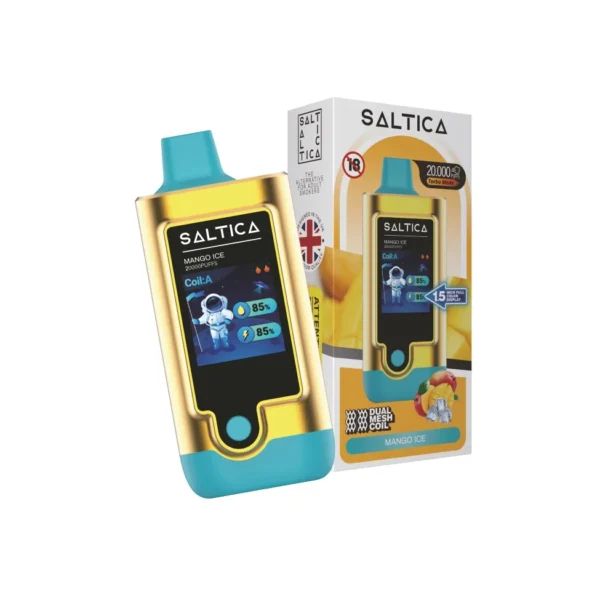Saltica 20000 Puff Mango lce
