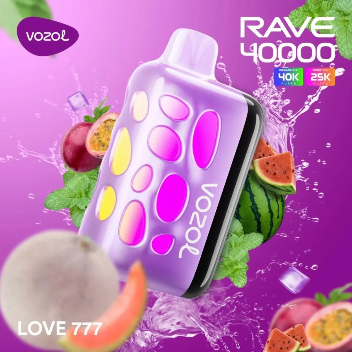 Vozol Rave 40000 Love 777 - Görsel 1